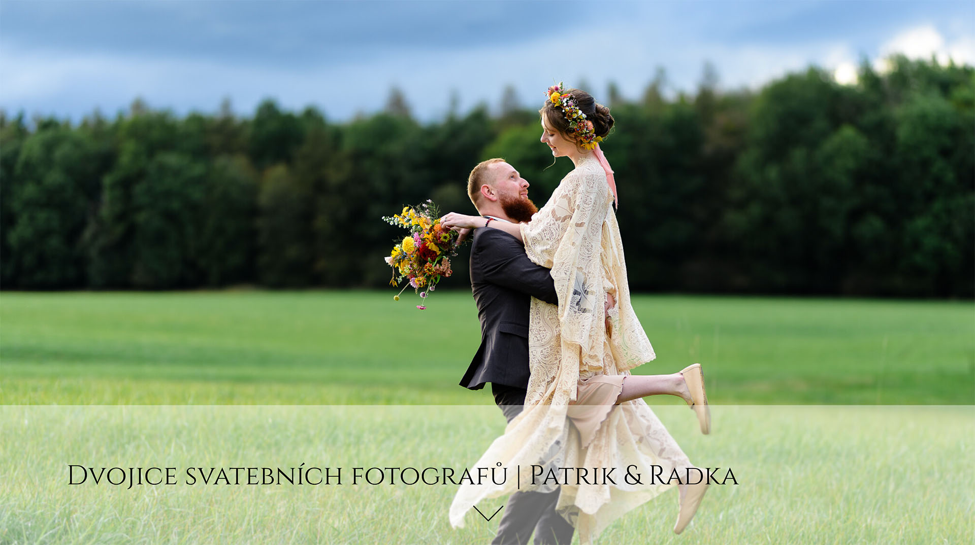 Ukázka alba svatebních fotografií